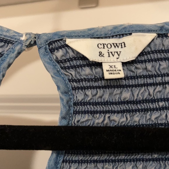 Crown & Ivy blue denim dress - Picture 3 of 3